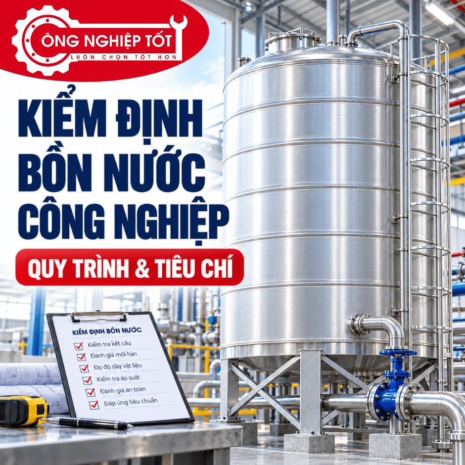 Khi nào cần kiểm định bồn nước công nghiệp?